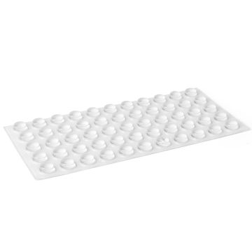 Luckdämpare Ø11,1x5 Halvrund 55-pack