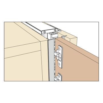 SALICE - Exedra Täcklist Svart VE55KIT0202