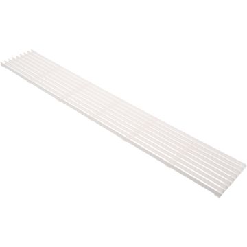 Ventilationsgaller 596 x 100 mm Vit