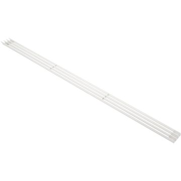 Ventilationsgaller 596 x 37,3 mm Vit