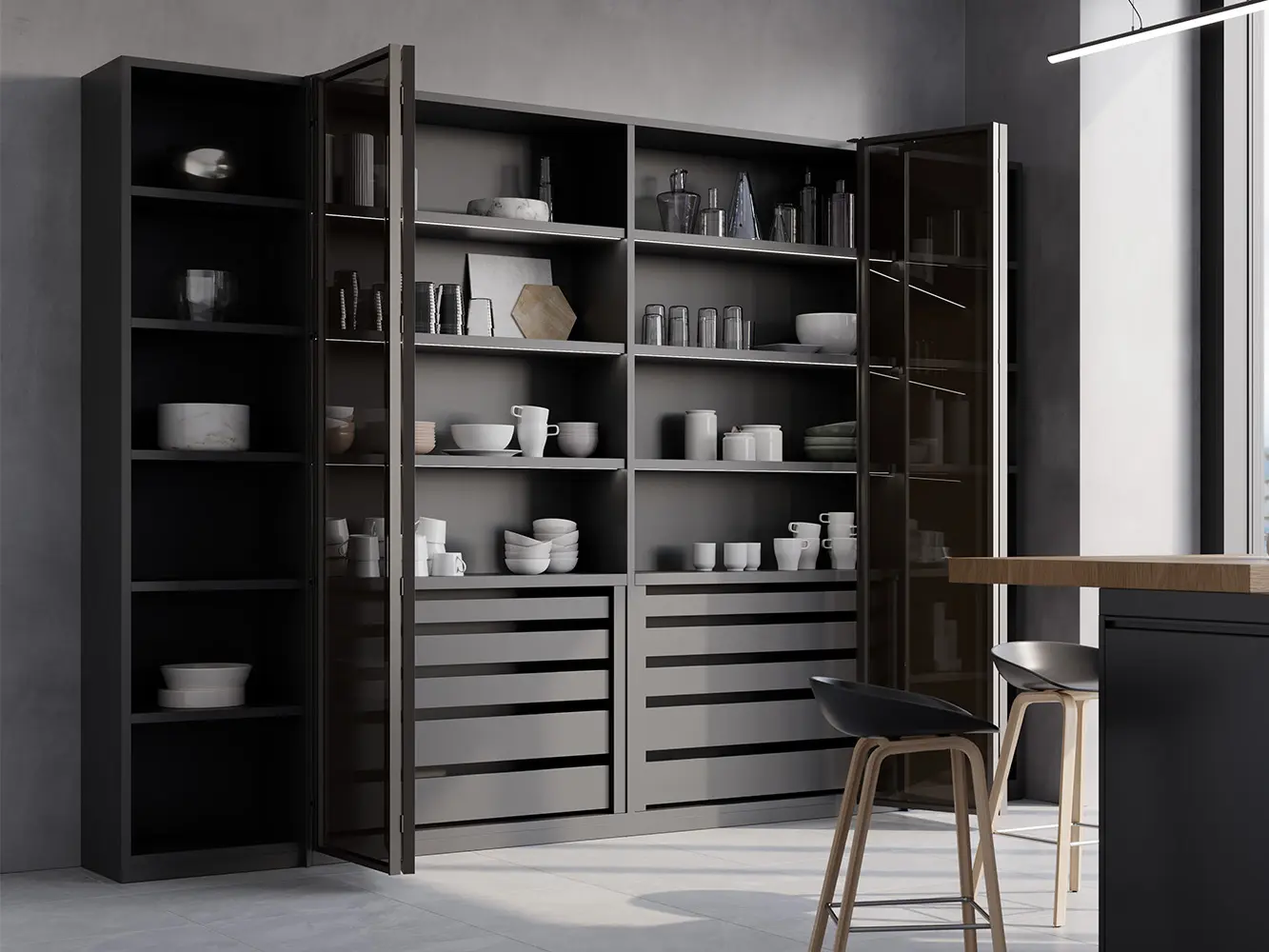 Folder Folding Door System